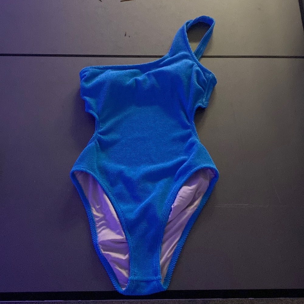 Light Blue Shade Shore One Piece Swimsuit